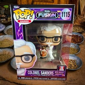 Colonel Sanders with Nugget Launcher Funko # 1115 (Nib) With Pop Protector